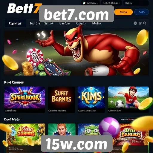 Bet7.com oferece ampla variedade de jogos online