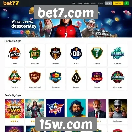 Análise da variedade de jogos disponíveis no site bet7.com